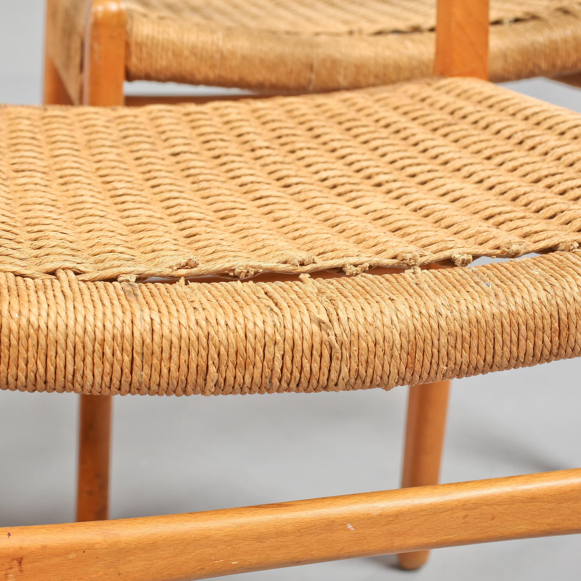 STOLAR, 4 st, "CH 30", Hans Wegner, Danmark, 1900-talets andra hälft.