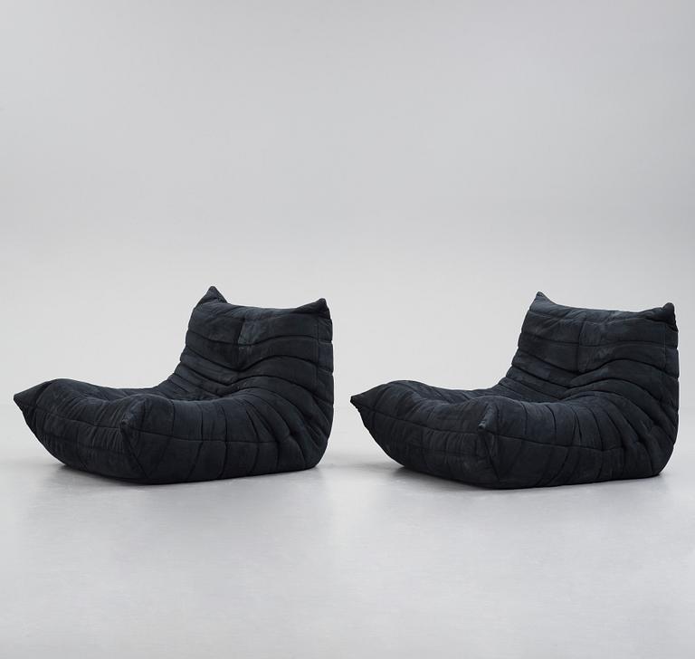 Michel Ducaroy, "Togo", soffa samt fåtöljer 1 par, Ligne Roset, Frankrike.