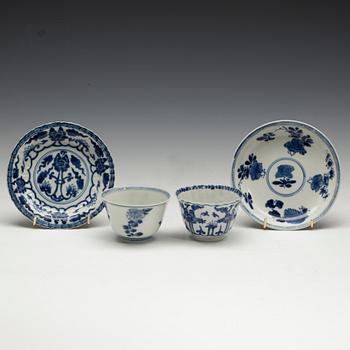 FAT och KOPPAR 2 st, Kina, Kangxi 1700-tal.