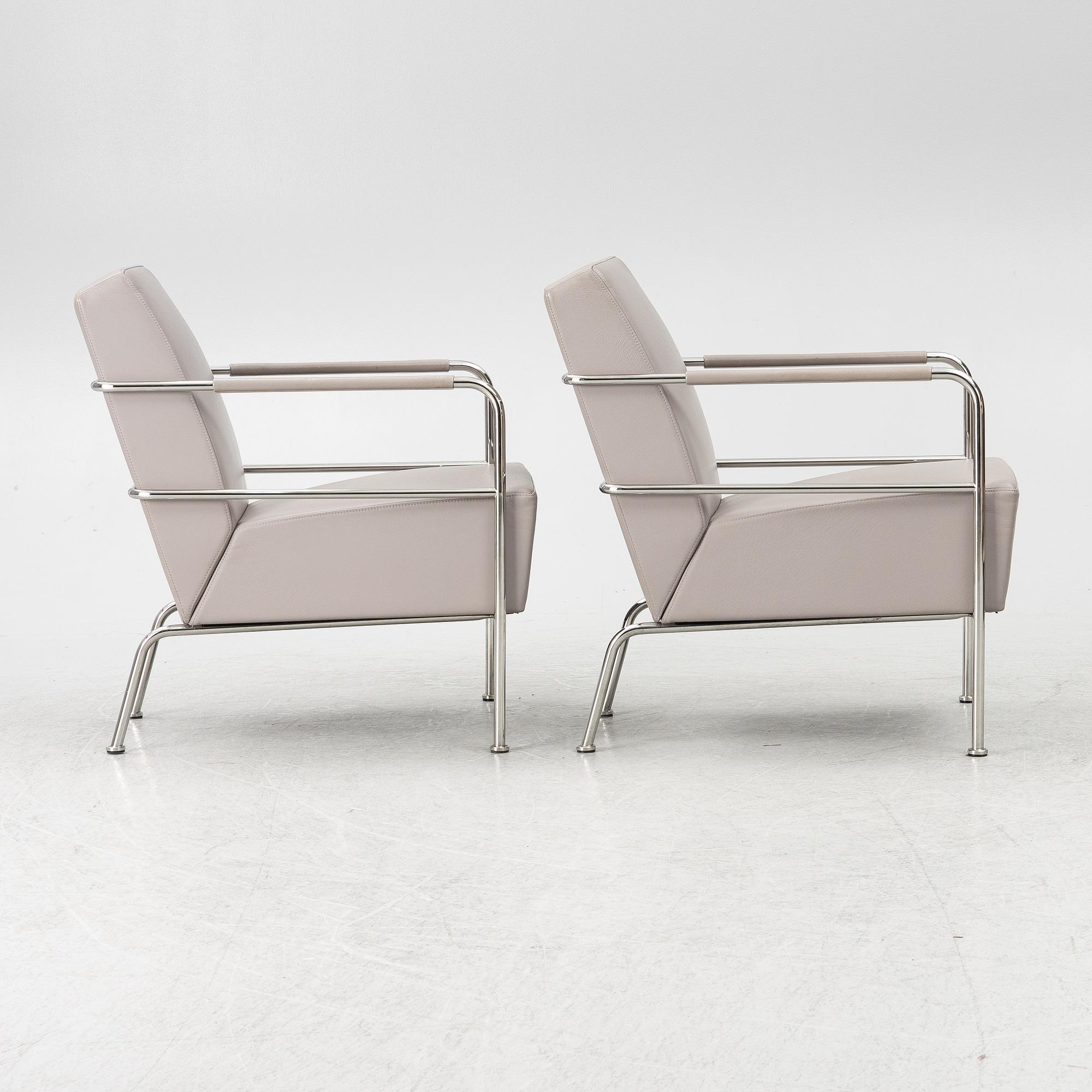 Gunilla Allard, a pair of 'Cinema' easy chairs, Lammhults.