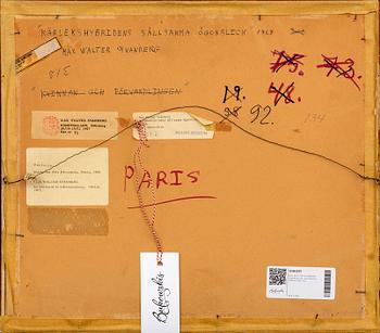 MAX WALTER SVANBERG, a signed and dated ink drawing.