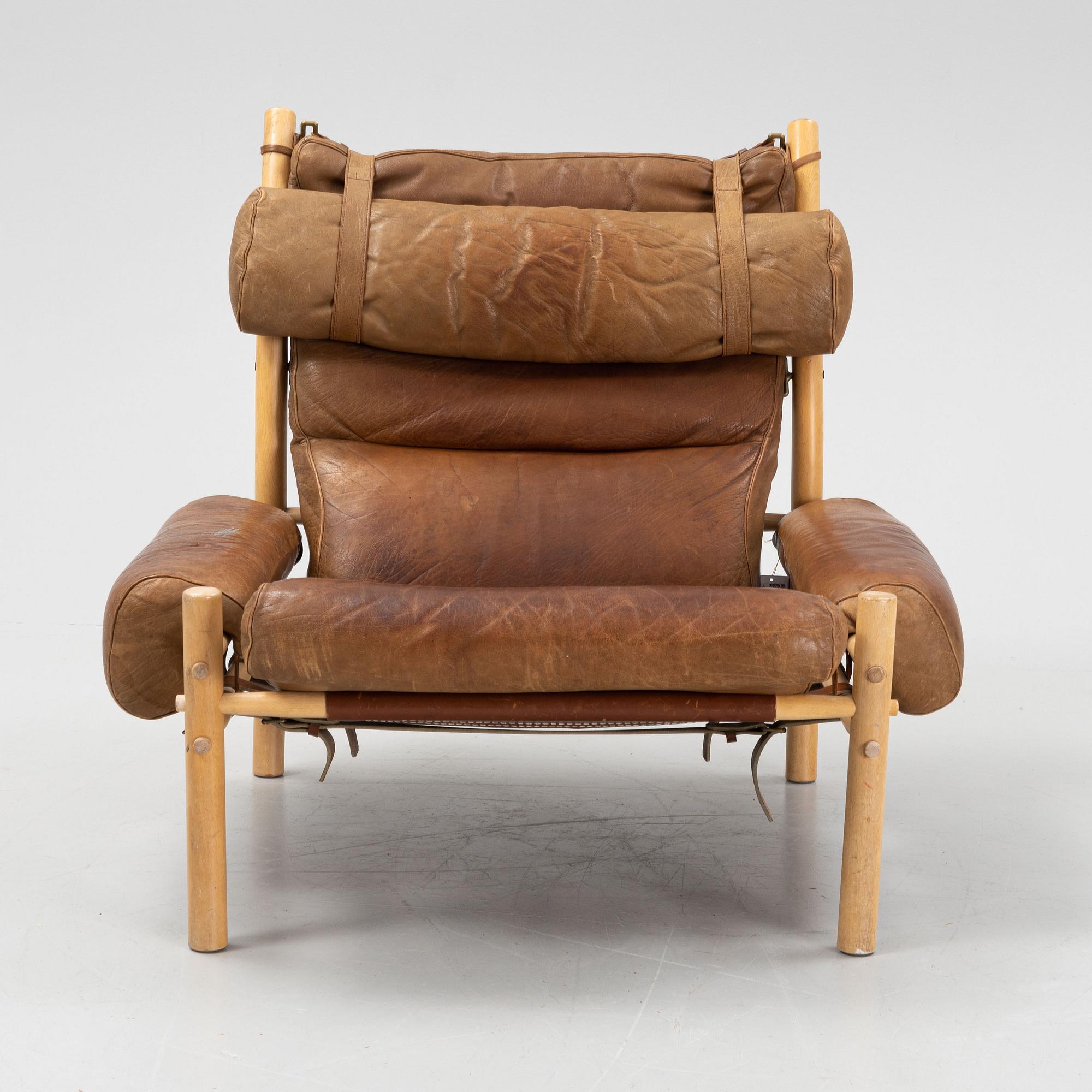 Arne Norell, a model 'Inca', easy chair, Norell Möbel AB, 1970s.