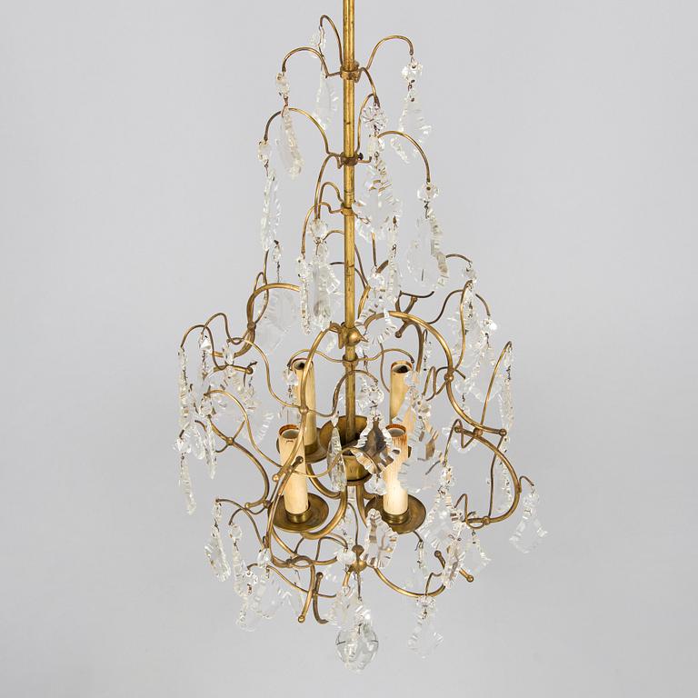 Paavo Tynell, a mid-20th century chandelier for Idman.