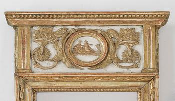 SPEGEL, sengustaviansk, omkring 1800.
