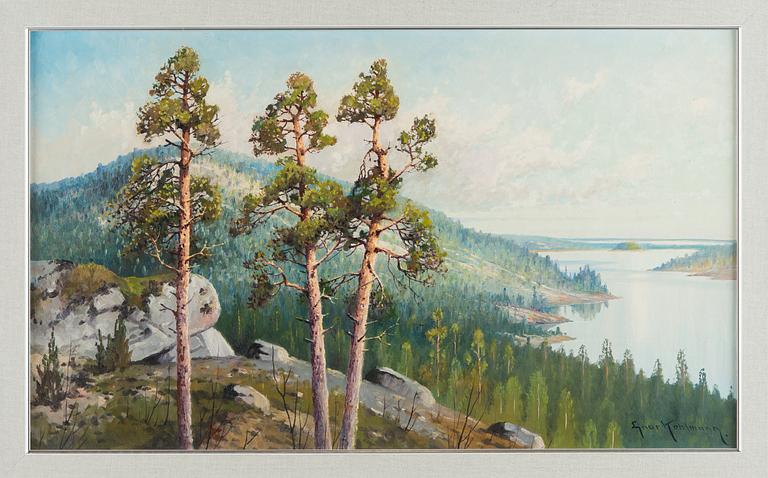 Ejnar Kohlmann, Insjölandskap.