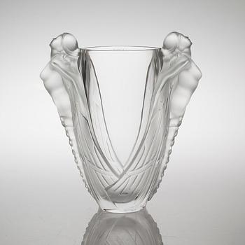 A Lalique glass vase, "Aurora", numbered 060/188 from the 21st century.