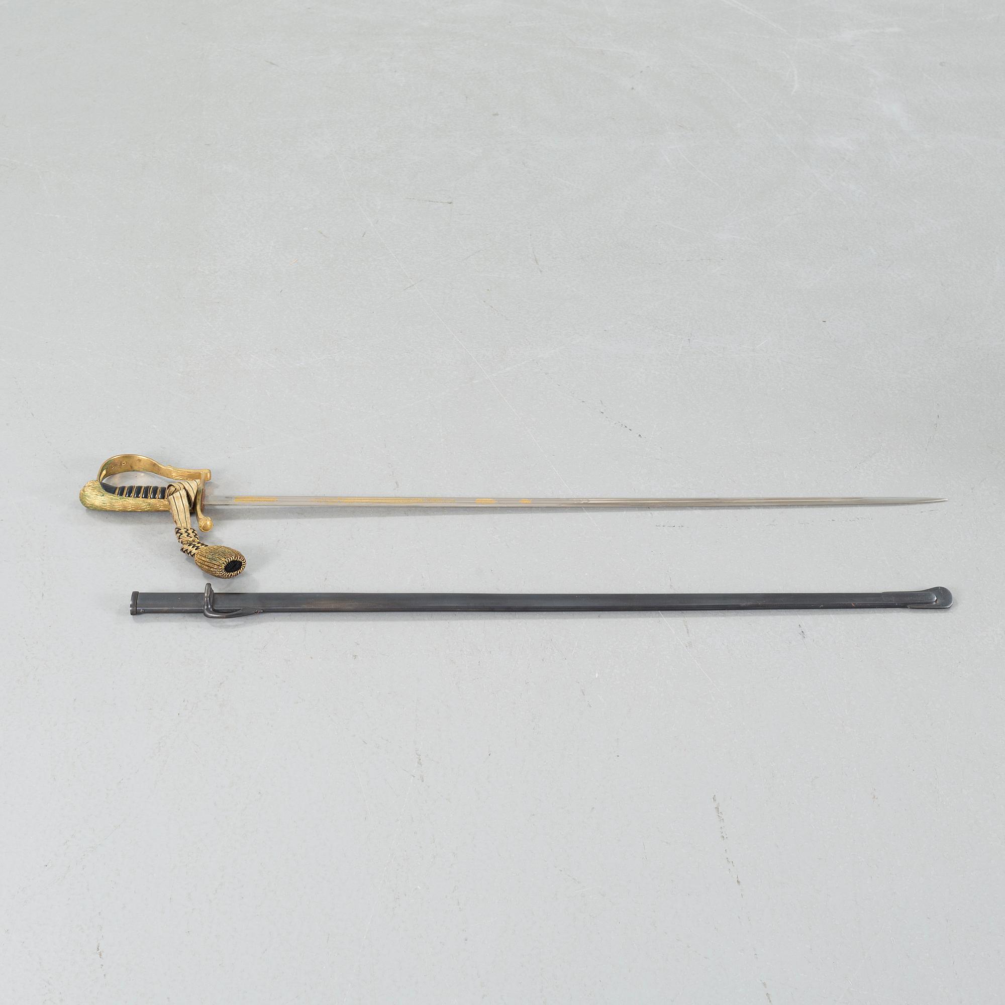A sword for the swedish army, m/1899.