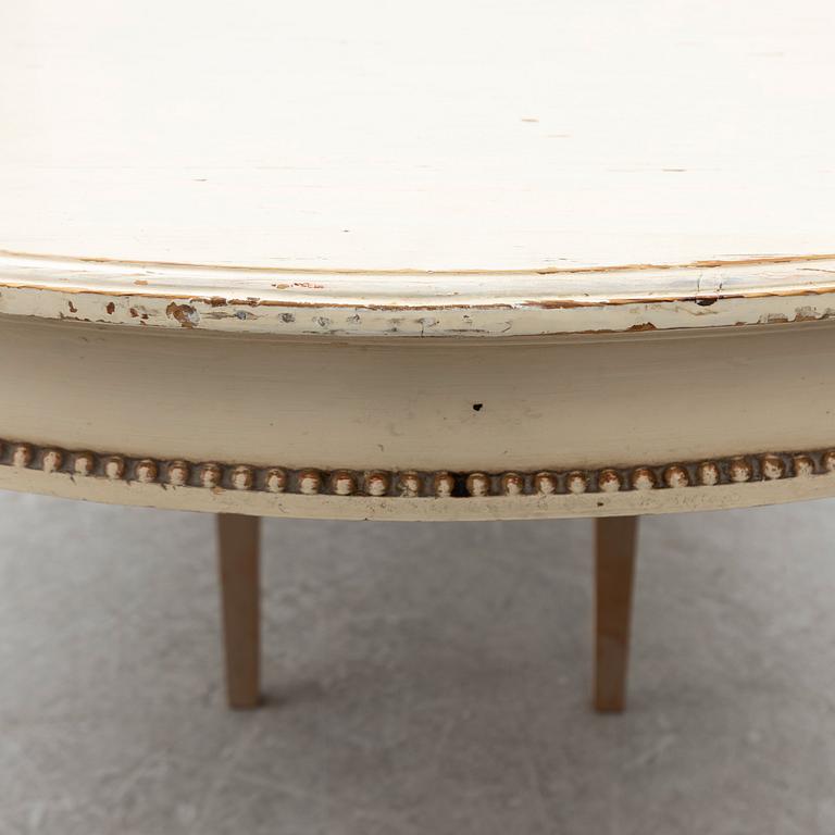 Dining table, Gustavian style, mid-20th century.