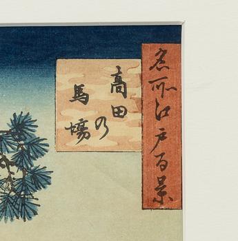 Ando Hiroshige, efter, "Takata Riding Grounds".