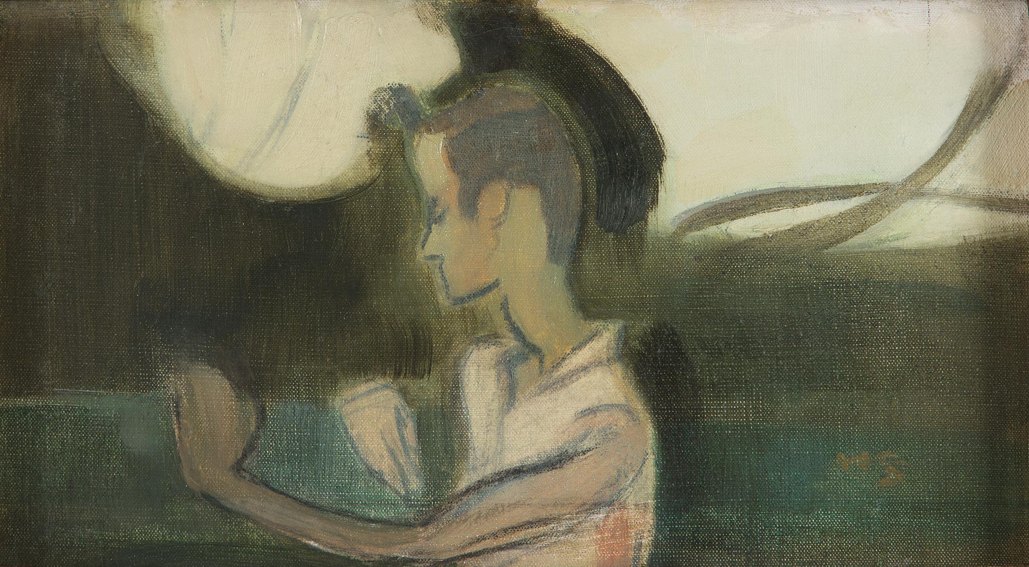 Helene Schjerfbeck, Music (Ingeborg on the Balcony).