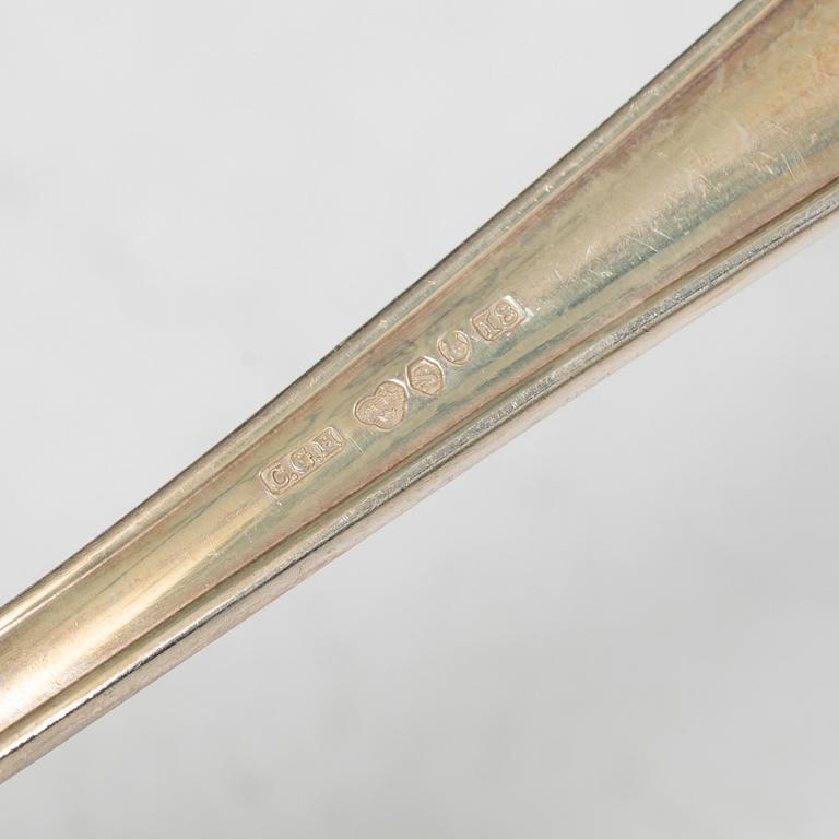 A 75-piece silver flat ware set, 'Haga', Sweden, 1945-1956.