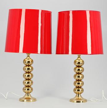 BORDSLAMPOR, ett par, Nr 68, Enco, 1960-tal.