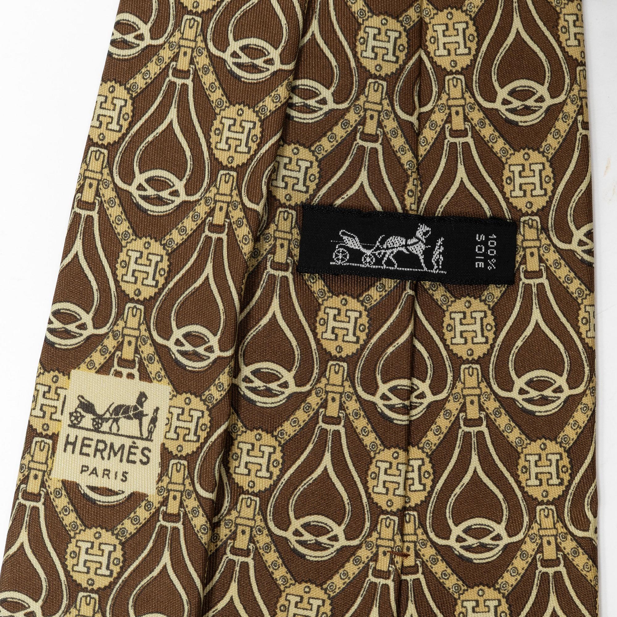 Hermès, ties, 3 pcs.