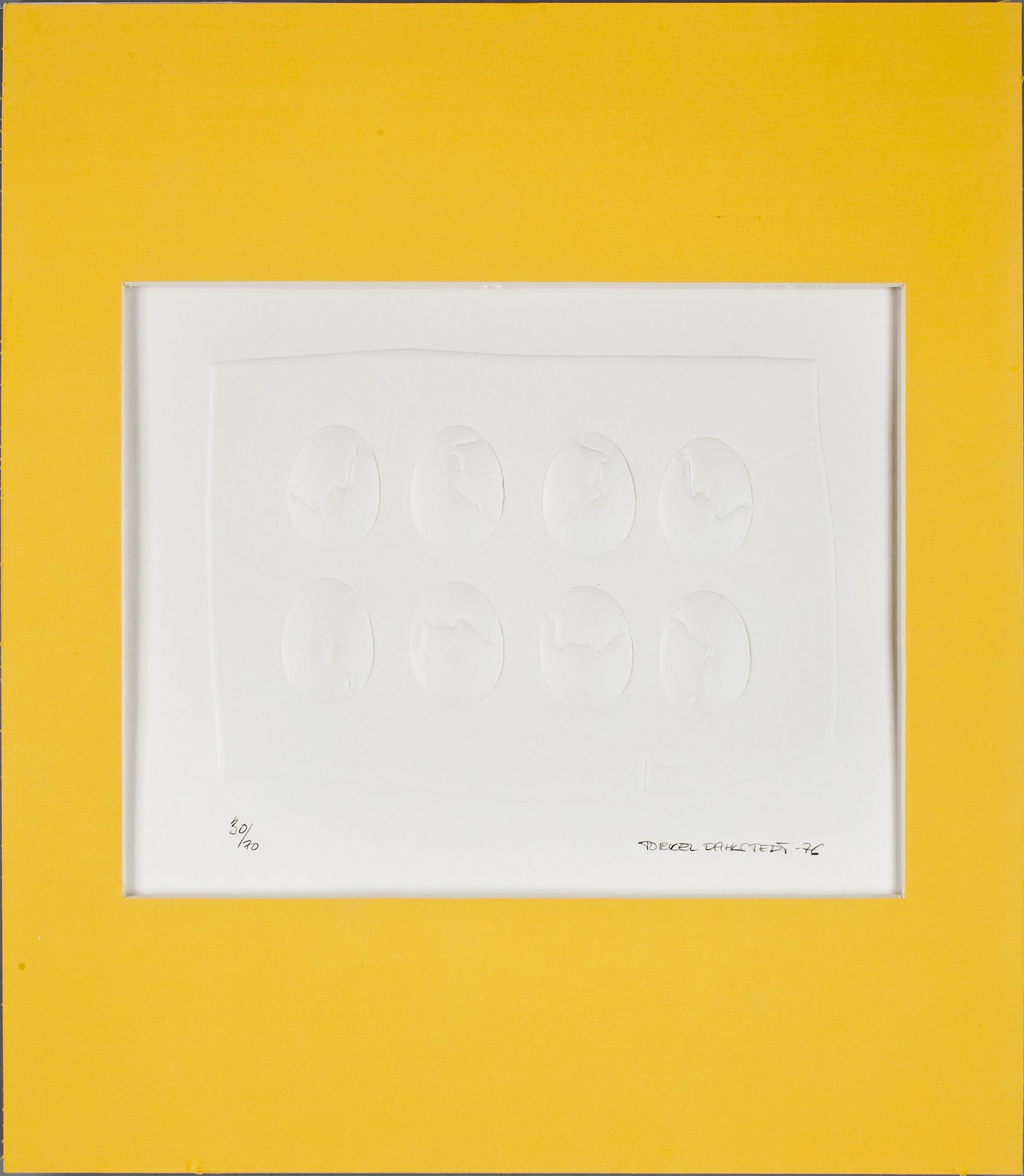 TORKEL DAHLSTEDT, reliefgravyrer 4 st, signerade och daterade -76. Numrerade 30/70.