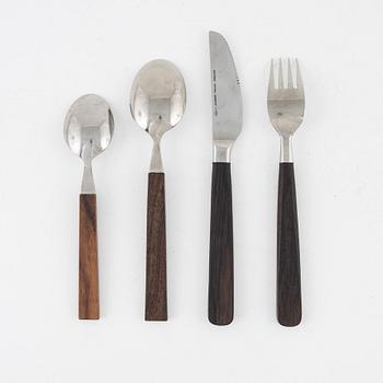Bertel Gardberg, cutlery set, 42 pieces, 'Lion de Luxe', Hackman, Sorsakoski, Finland.