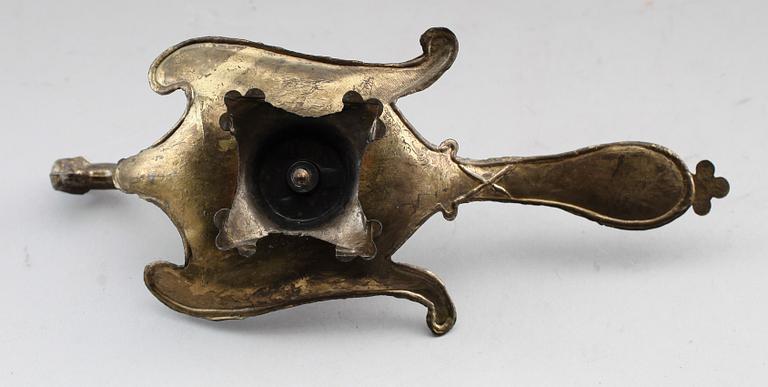 NATTLJUSSTAKE, mässing, 1800-tal.