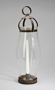 LYKTA, glas och plåt, 1800-tal.