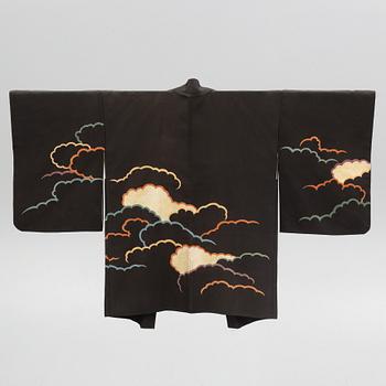 A Japanese women's silk haori jacket, 1920's/30's.