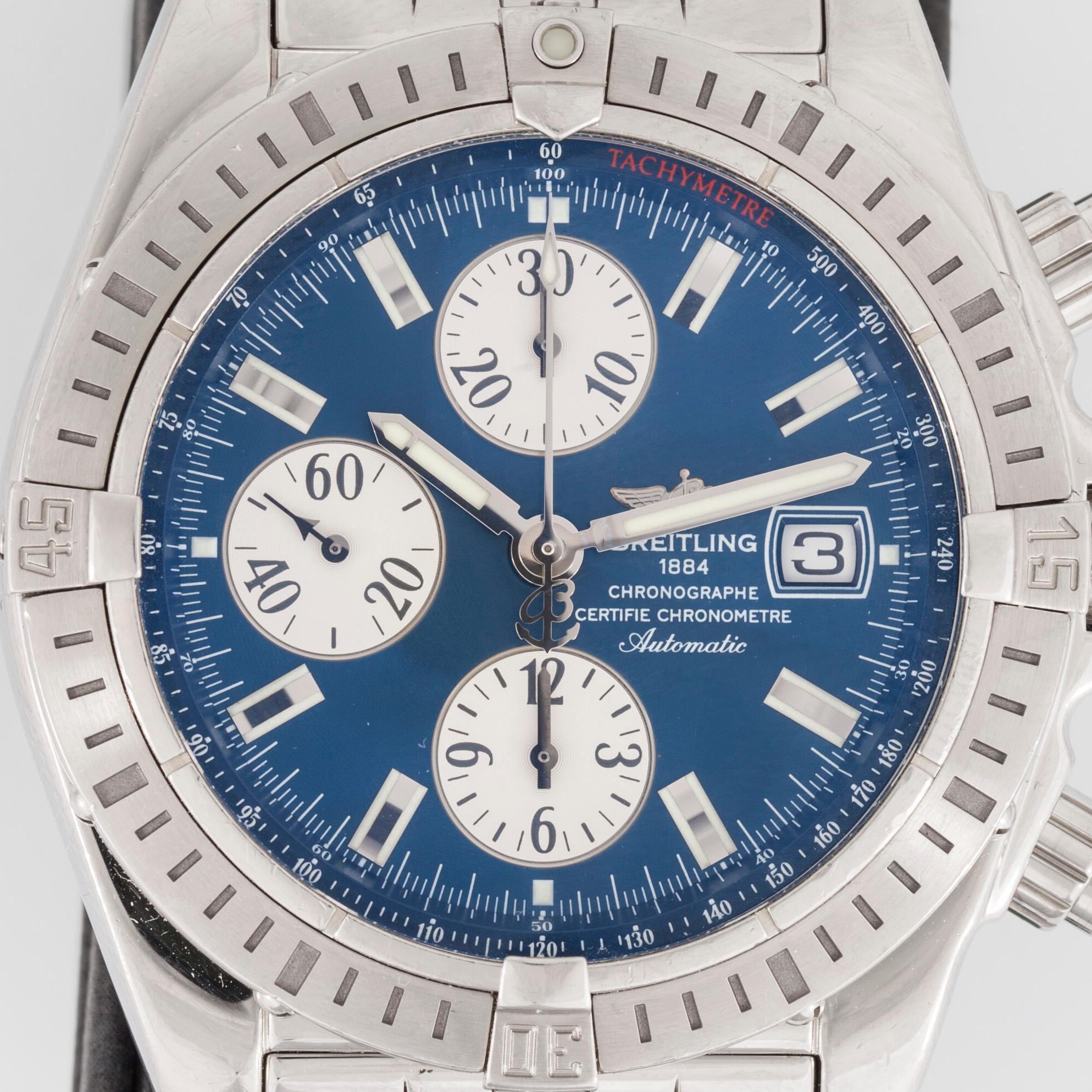 ARMBANDSUR, herr, stål, Breitling Chronomat Evolution, 2006.