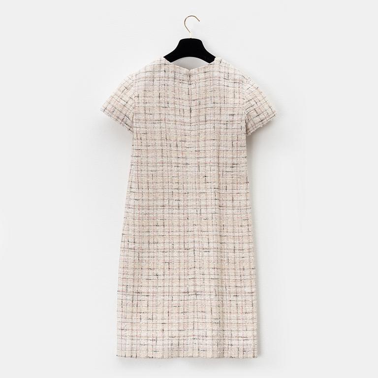 Chanel, a bouclé dress, size 34.