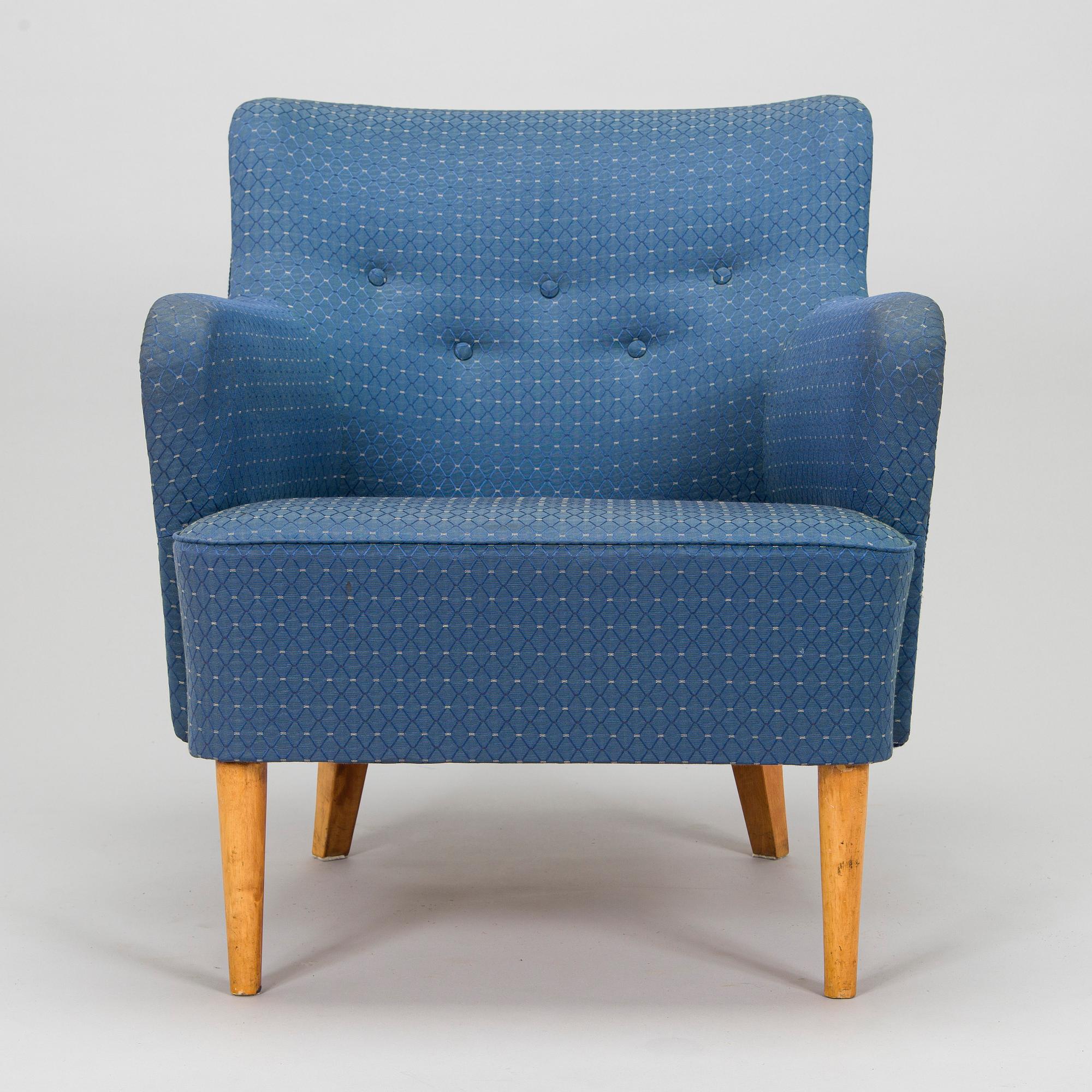 Sohva ja nojatuoli, 1900-luvun puoliväli.