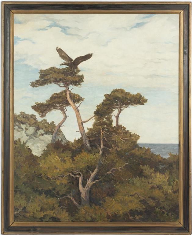 Rolf Mellström, Örn vid sitt bo.