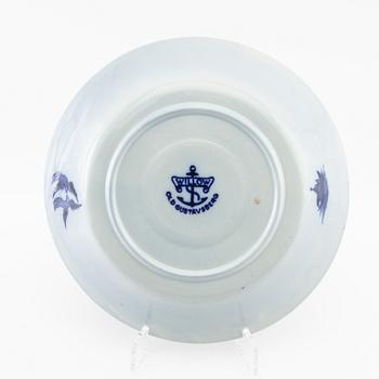 Tea cups 7 + 1 pcs "Willow" Gustavsberg first half of the 20th century stoneware.