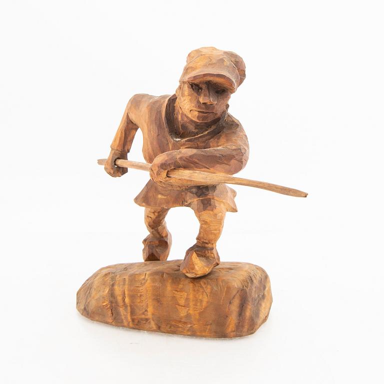 Bengt Jonsson, a signed wooden sculpture.