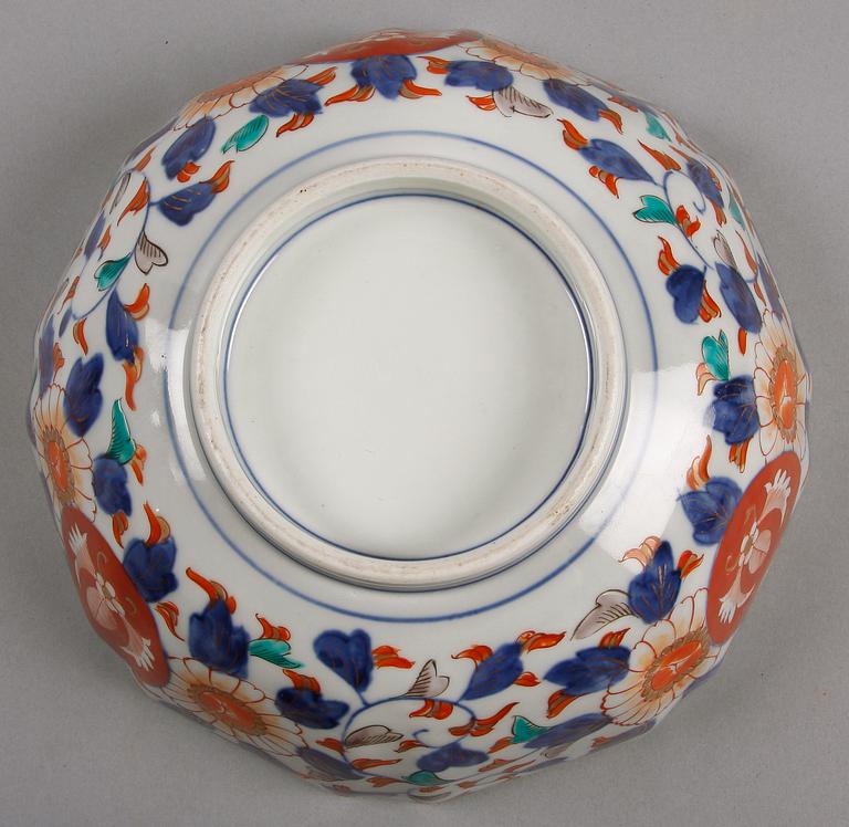 SKÅL, porslin, Imari, Japan 1800/1900-tal.