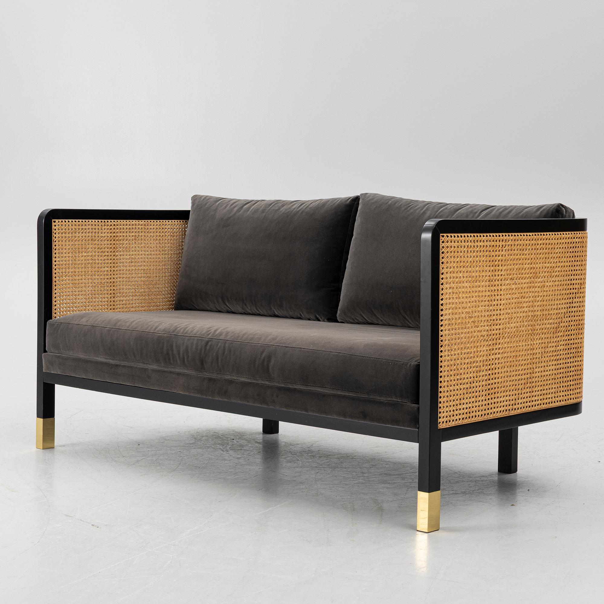 A Cane 160 sofa, Red Edition.