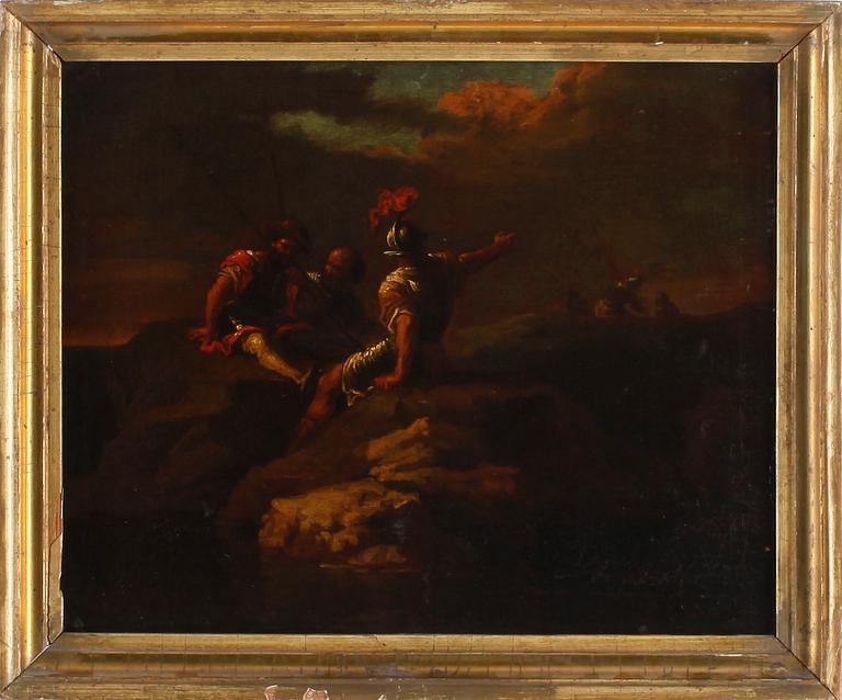 SALVATOR ROSA, hans art, ett par, 1700-tal.