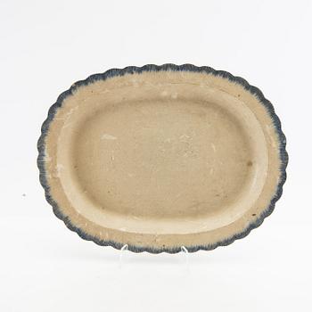 Servisdelar 7 st John Rogers & Son Longport England 1800-talets första hälft fajans.