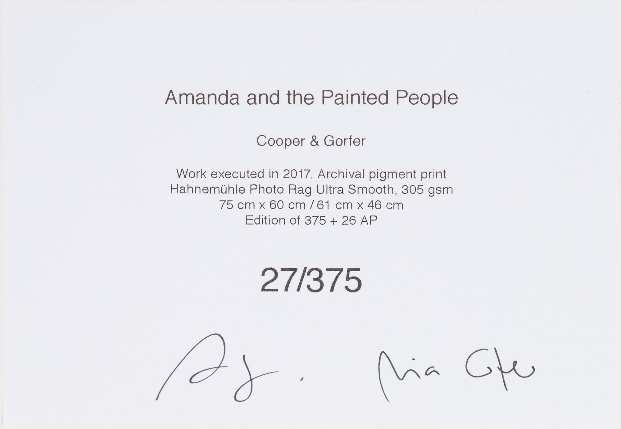 Cooper & Gorfer, archival pigment print, signerad 27/375 a tergo.