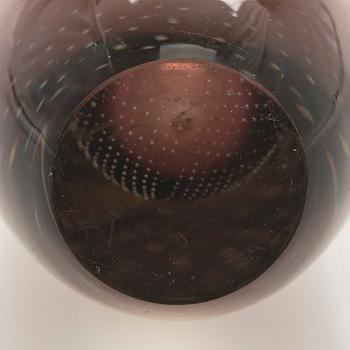 Gunnel Nyman, A glass vase model 'GN 25', signed G. Nyman Nuutajärvi Notsjö.