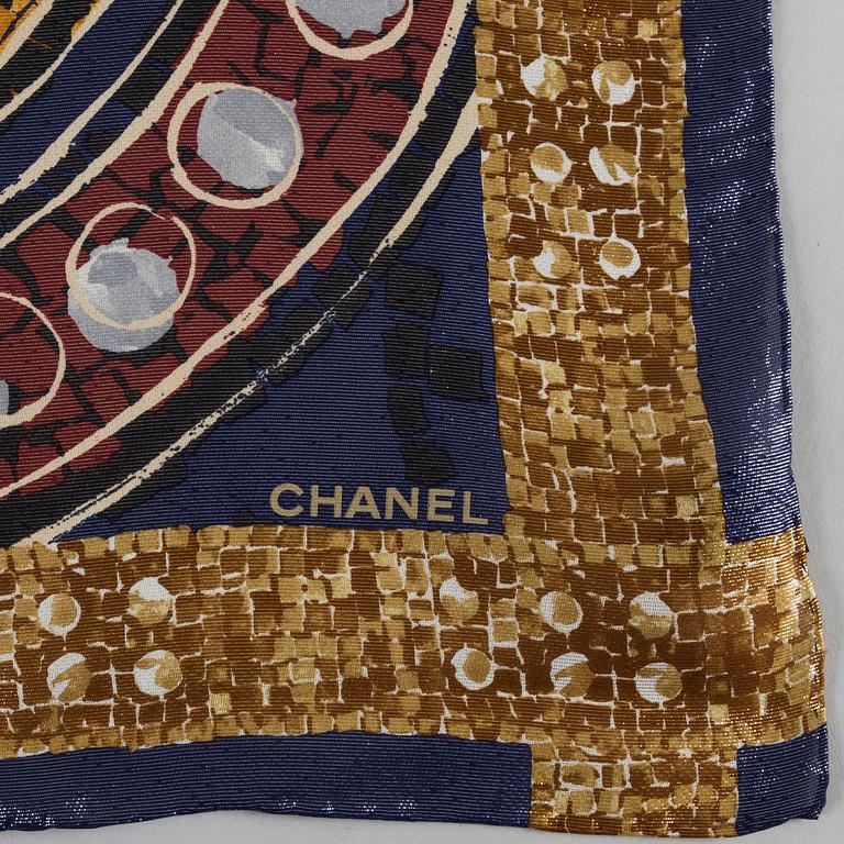 a scarf by Chanel.