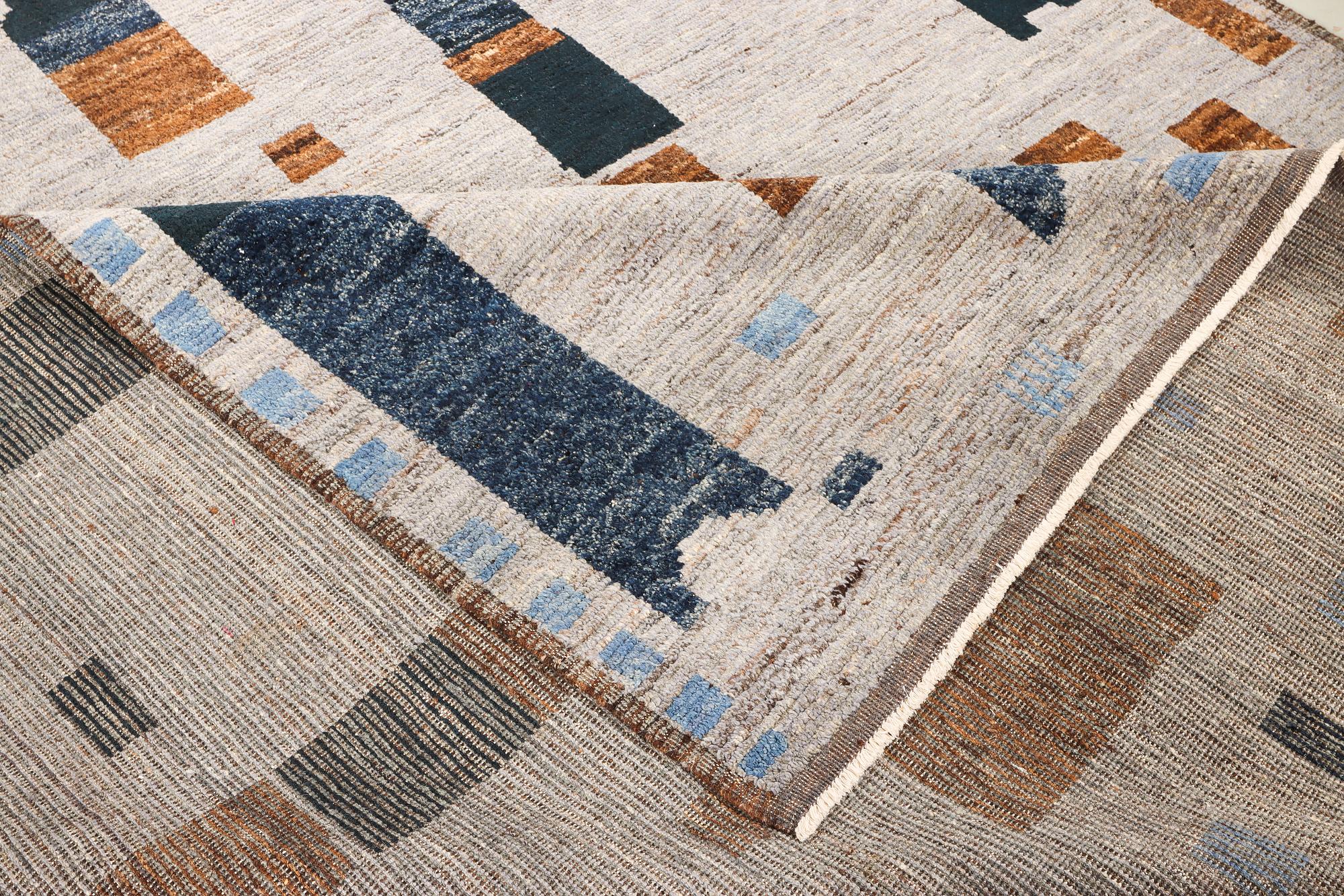 A Morocco carpet, c. 372 x 281 cm.