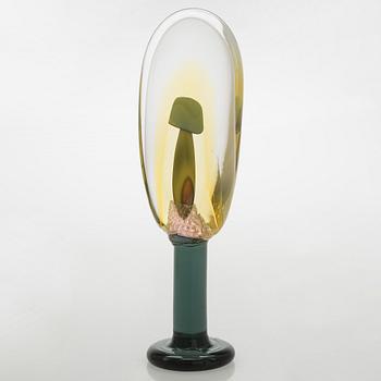 Oiva Toikka, skulptur, "Lollipop", signerad Oiva Toikka, Nuutajärvi 2009 86/100.