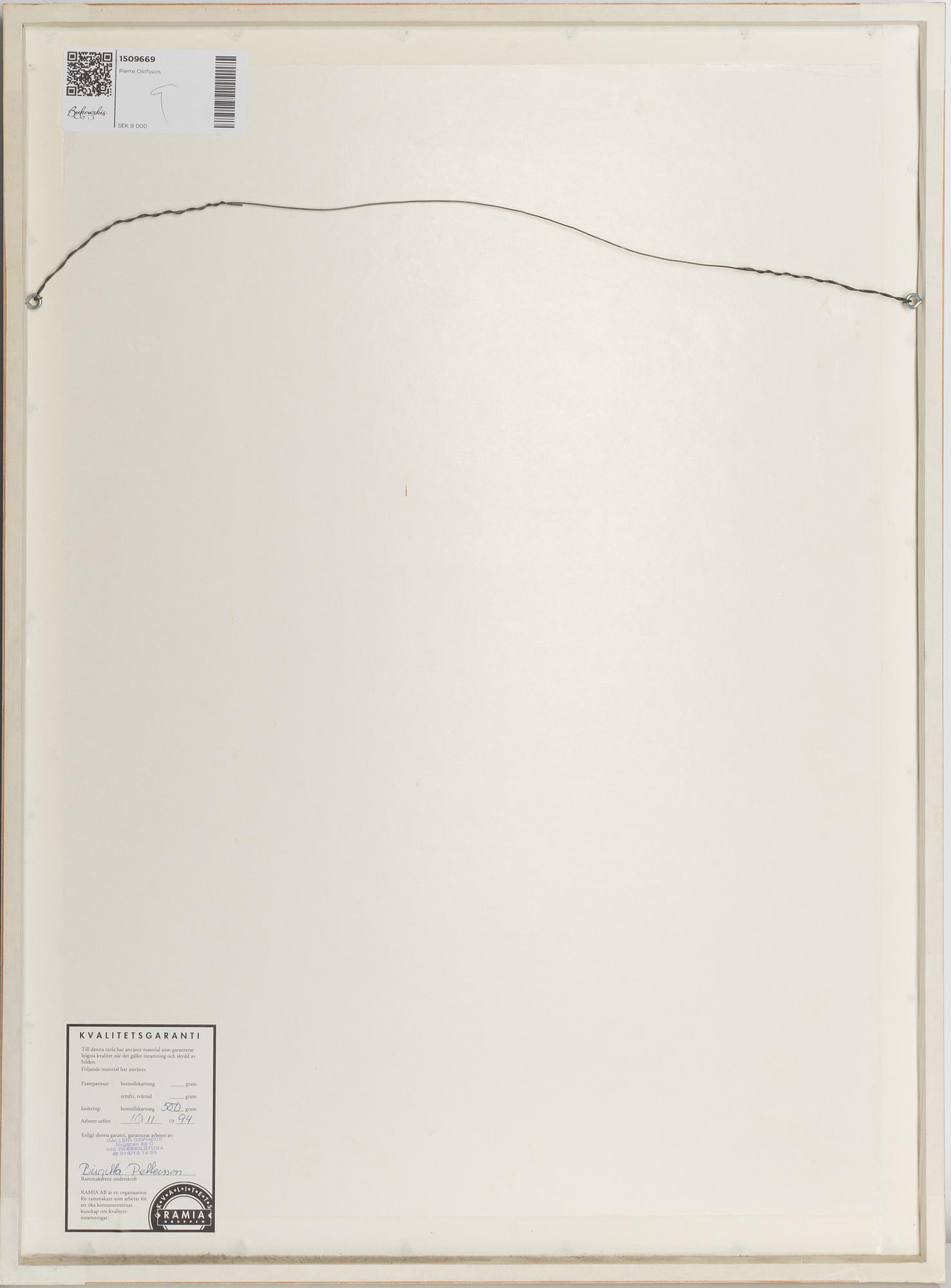 Pierre Olofsson, Utan titel.