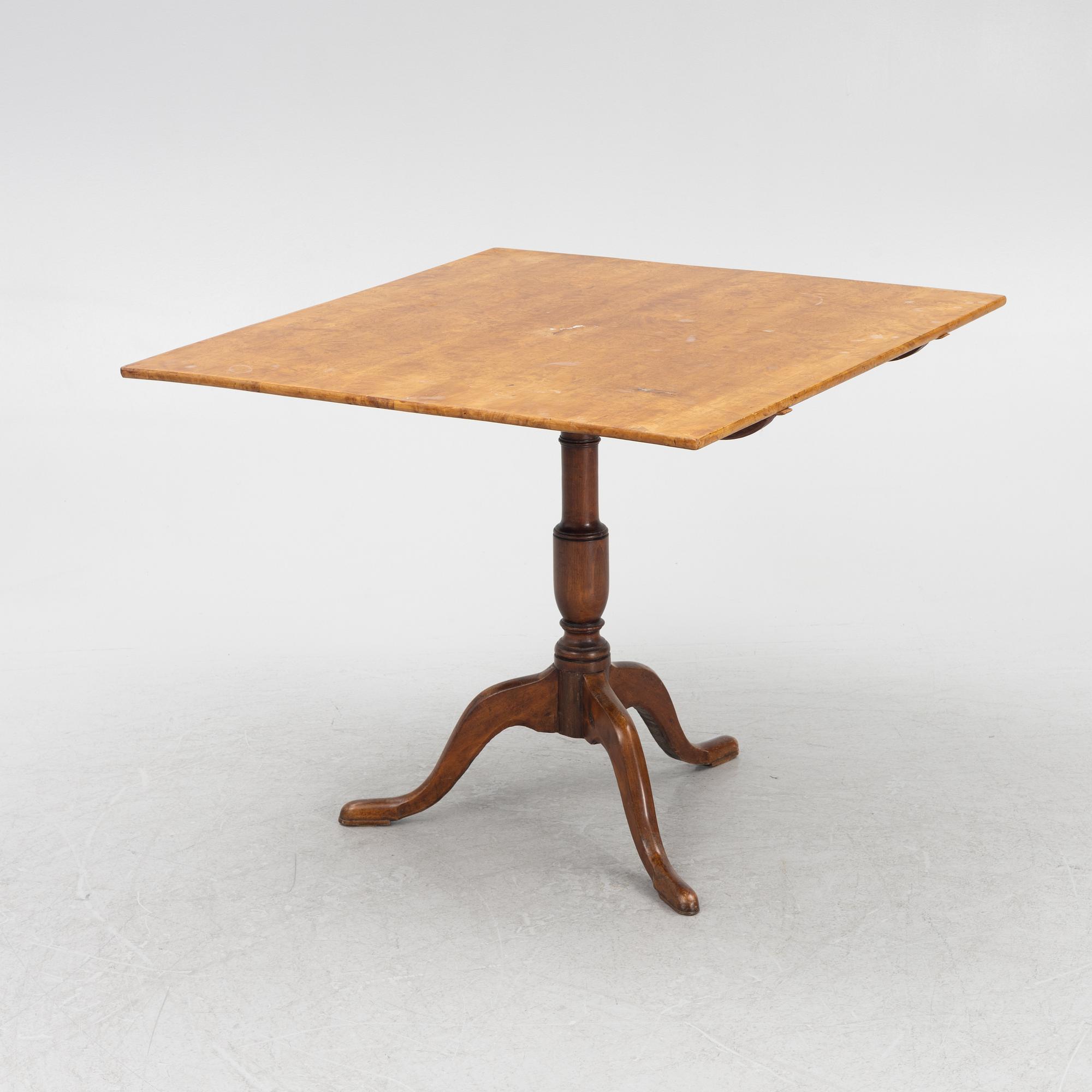 Fällbord, 1800-tal.