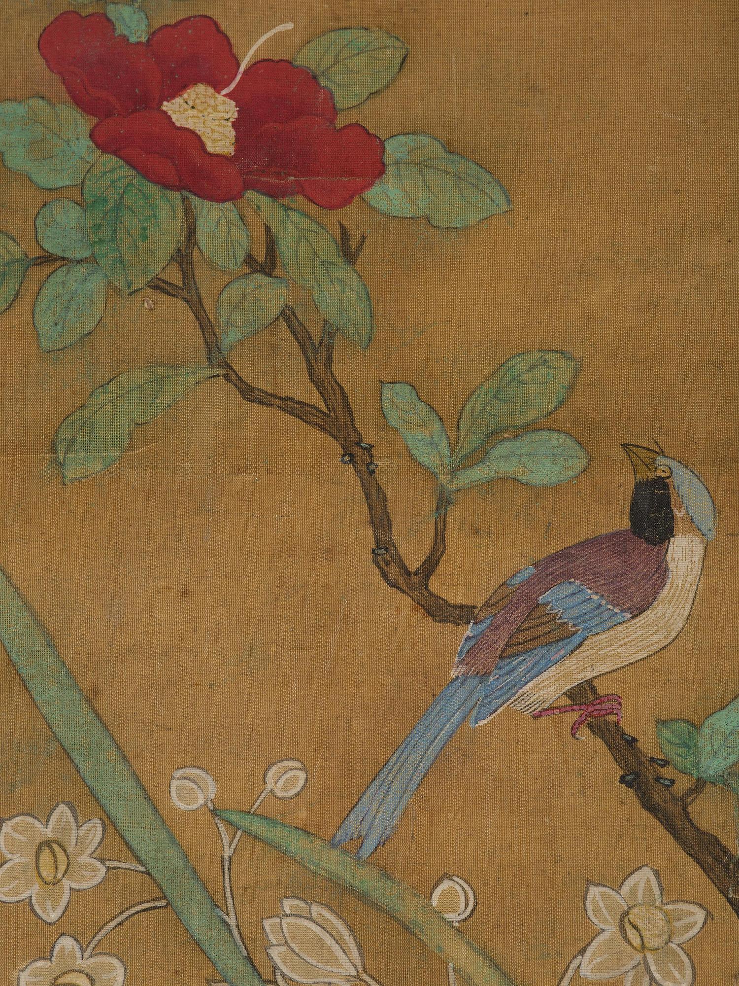 A Chinese scroll painting by anonymous artist, ink and colour on paper, Qing dynasty, 18th/19th century.