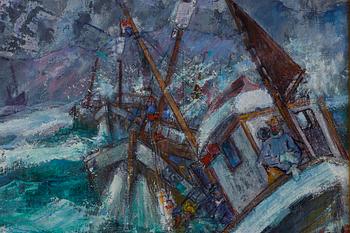 Eerik Haamer, Fishing boat convoy.