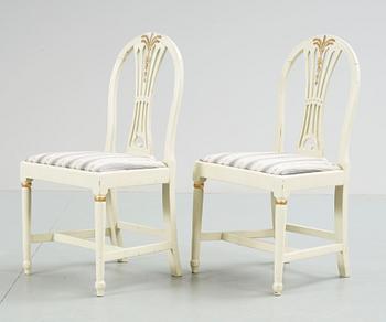 STOLAR, ett par, gustavianskt provinsrabete, 1800-talets början.