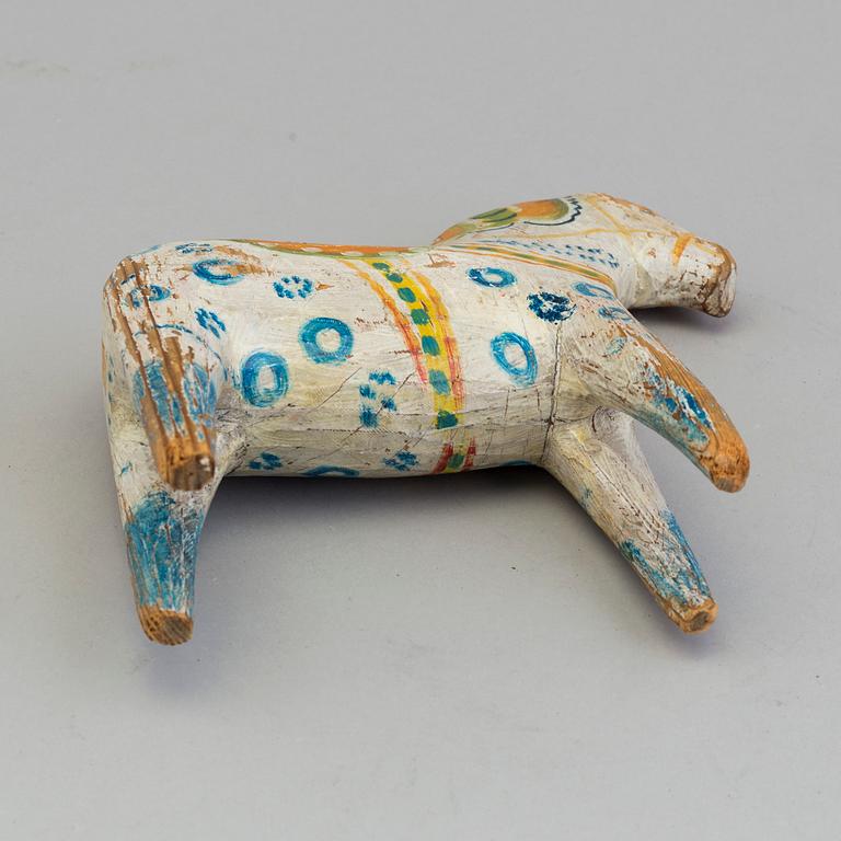 A "Dala horse", Dalecarlia, Sweden, early 20th century.