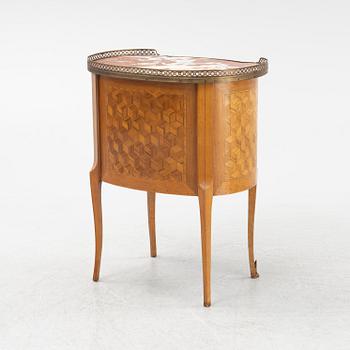 A small walnut-veneered dresser, France, second half of the 19th century.