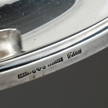 LJUSSTAKAR, ett par, silver, Tore Eldh, Ceson, Göteborg 1977.