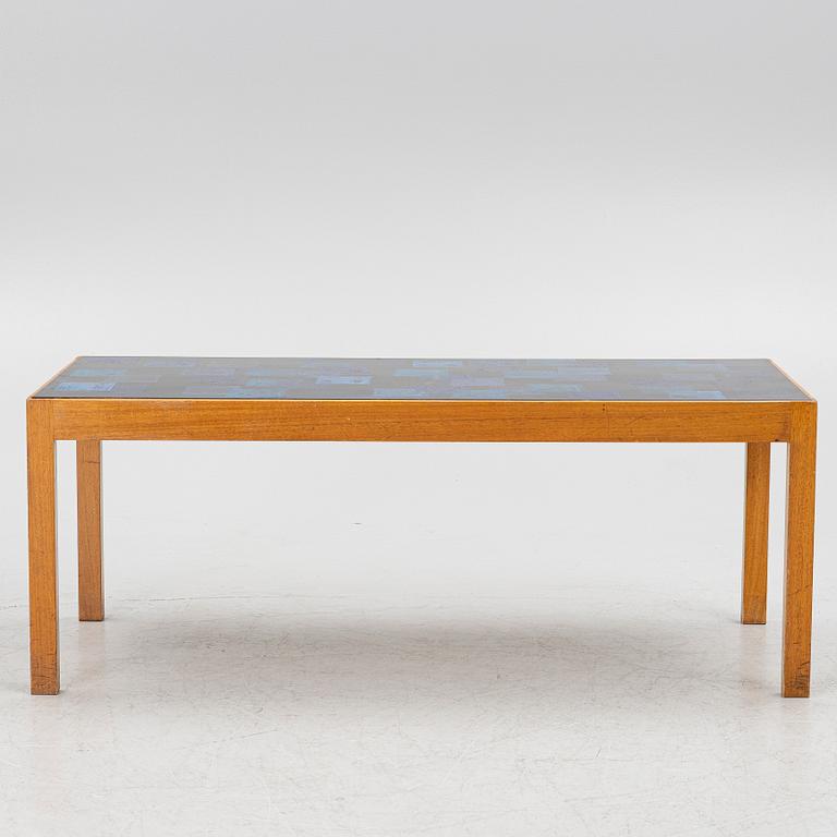 David Rosén, and Algot Törneman, a 'Blue Square' coffee table, Triva, Nordiska Kompaniet, 1950s.