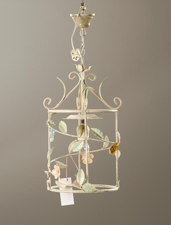 TAKLAMPA, järn. Italien. 1900-tal.