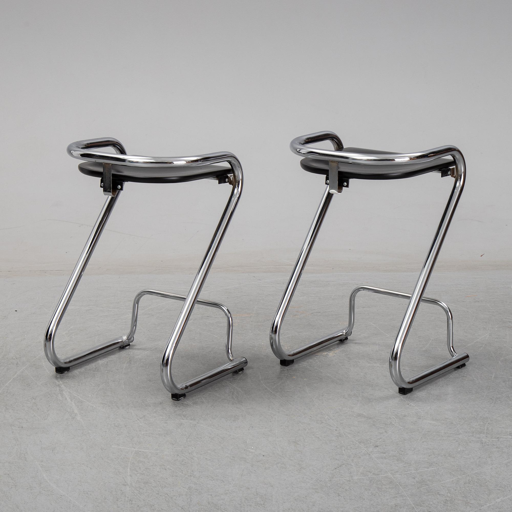 BARSTOLAR, 6 st, "S70-3", Börge Lindau och Bo Lindekrantz, Lammhults.