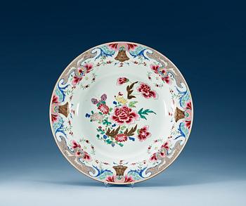 1454. HANDFAT, kompaniporslin, Qing dynastin, Qianlong (1736-95).