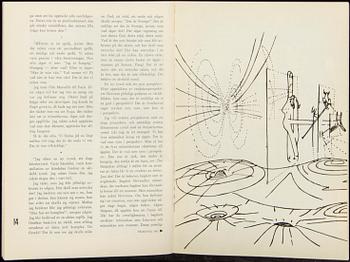 Salamander, swedish avantgarde art magazine, no I-II (complete), Malmö 1955-56.
